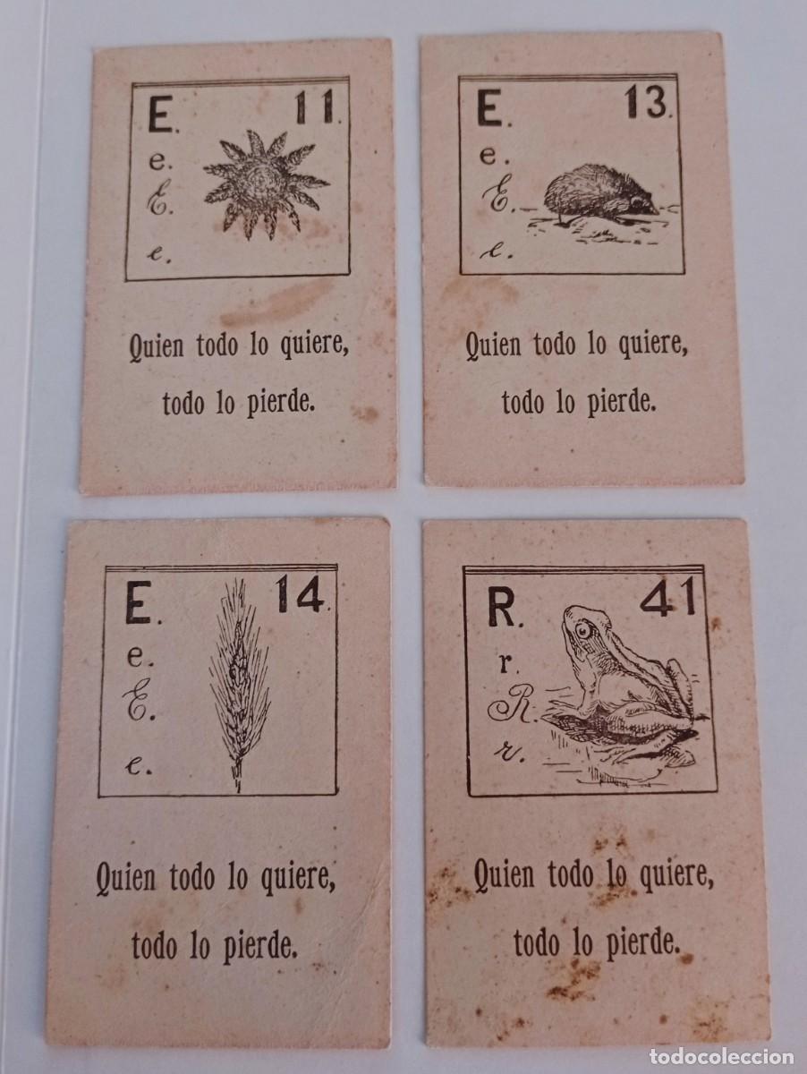 Coleccionismo cromos troquelados antiguos: CARTAS SILABARIO - AVECEDARIO - CALIGRAFIA Y LECTURA NI&Ntilde;OS - PPIO SIGLO XX