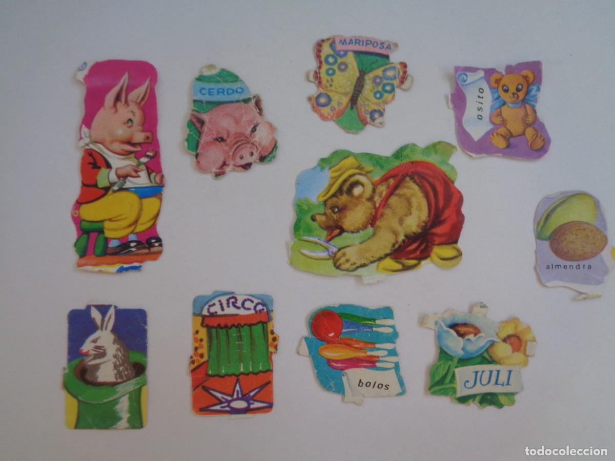 Coleccionismo cromos troquelados antiguos: LOTE DE 10 CROMOS TROQUELADOS ANTIGUOS
