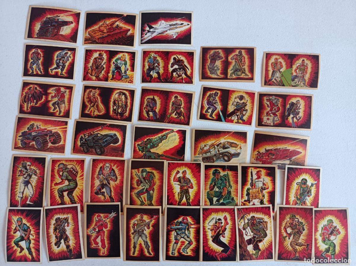 Coleccionismo cromos troquelados antiguos: LOTE DE CROMOS ADHESIVOS GI JOE PHOSKITOS
