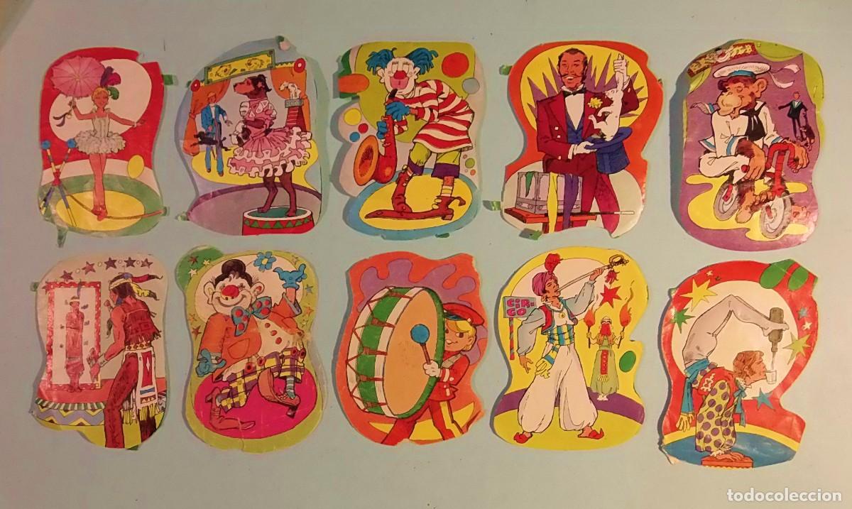 Coleccionismo cromos troquelados antiguos: CROMOS DE PICAR - EL CIRCO - 10 UNIDADES.