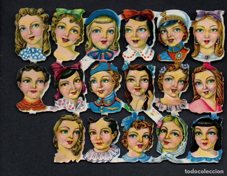 Coleccionismo cromos troquelados antiguos: CROMOS TROQUELADOS ORIGINALES, - LAMINA FB 126 - CON BRILLO Y RELIEVE.
