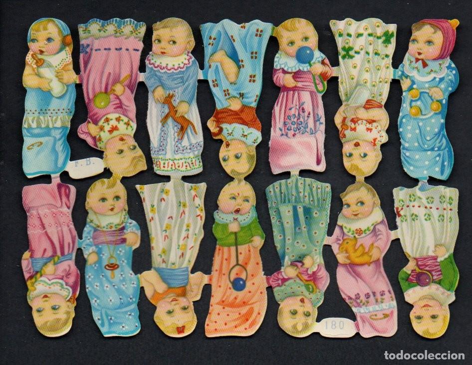 Coleccionismo cromos troquelados antiguos: CROMOS TROQUELADOS ORIGINALES, - LAMINA FB 180 - CON BRILLO Y RELIEVE. COMPLETA