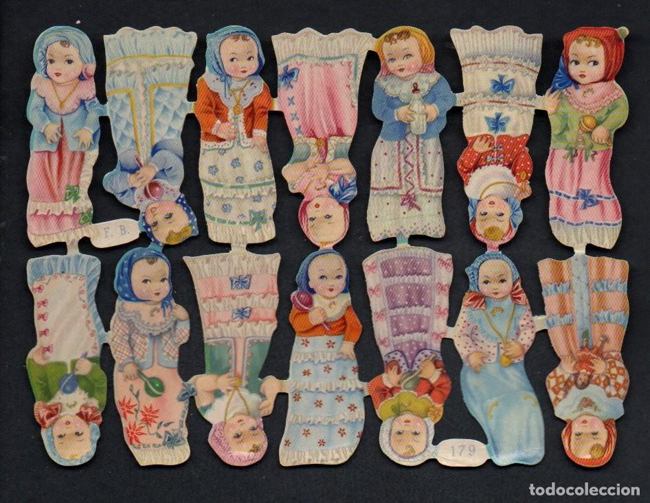 Coleccionismo cromos troquelados antiguos: CROMOS TROQUELADOS ORIGINALES, - LAMINA FB 179 - CON BRILLO Y RELIEVE. COMPLETA
