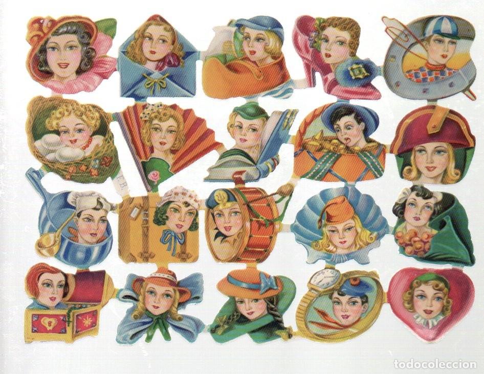 Coleccionismo cromos troquelados antiguos: CROMOS TROQUELADOS ORIGINALES, - LAMINA FB 193 - CON BRILLO Y RELIEVE. COMPLETA