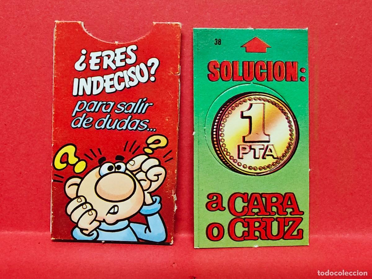 Coleccionismo cromos troquelados antiguos: CROMO BOLLYCAO MENSAJE ERES INDECISO