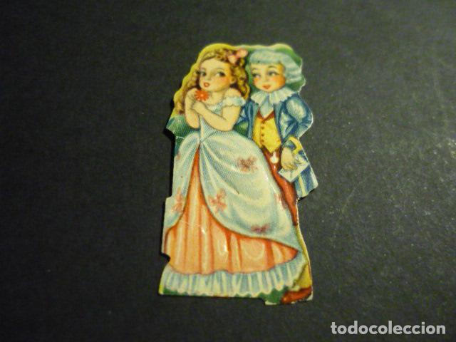 Collezionismo Figurine ritagliate antiche: CROMO TROQUELADO O DE PICAR NI&Ntilde;OS ELEGANTES