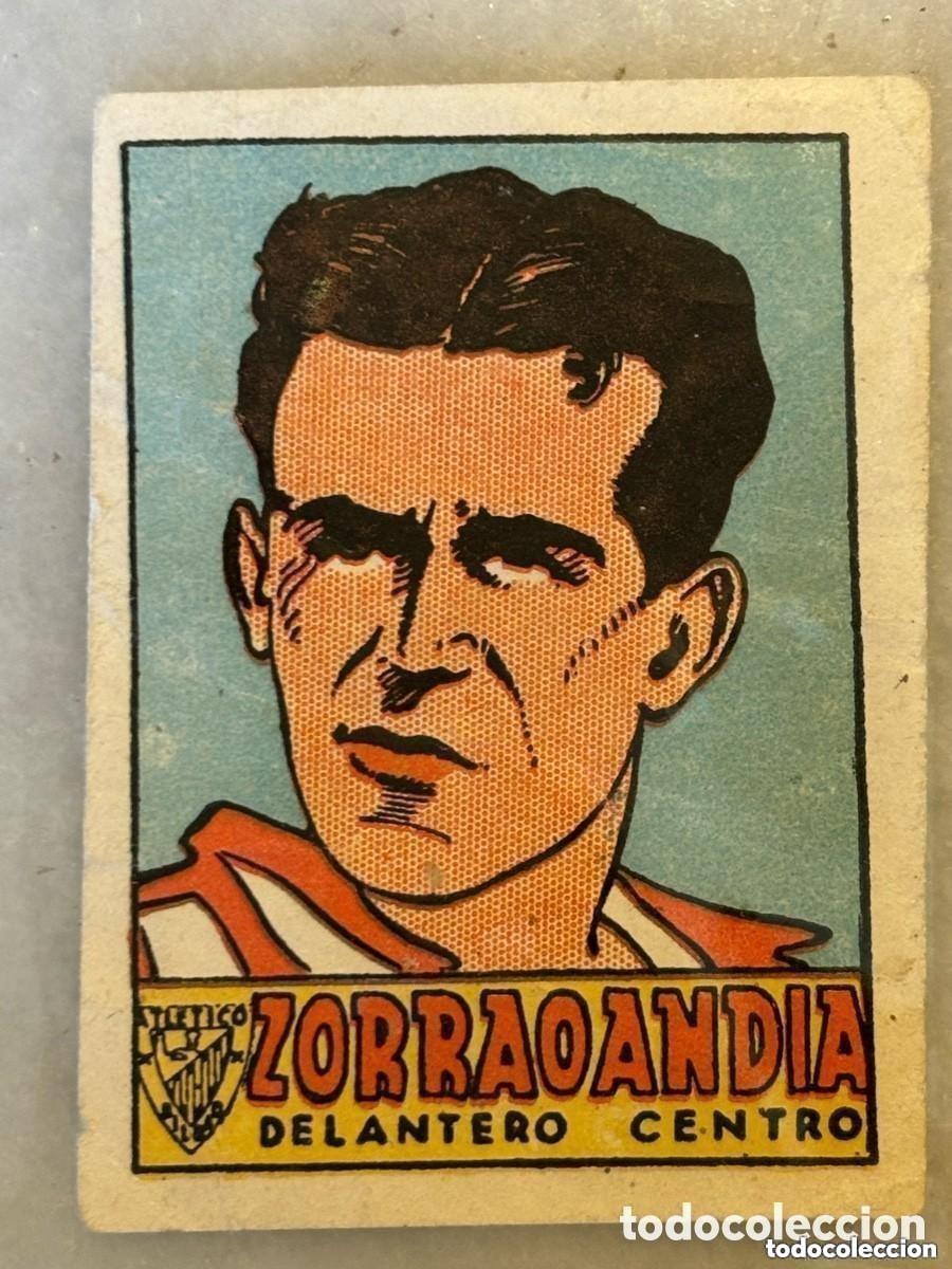 Collezionismo Figurine ritagliate antiche: Cromo f&uacute;tbol Zorraoandia. ZARRA. Cromo cultura 1941. Ath Bilbao