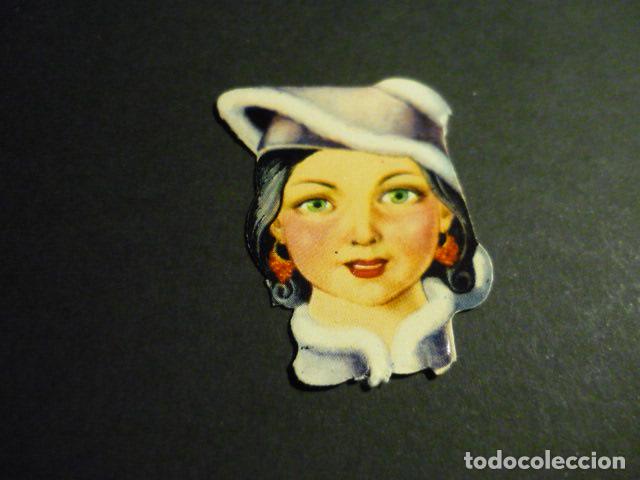 Collezionismo Figurine ritagliate antiche: CROMO TROQUELADO O DE PICAR NI&Ntilde;A CON SOMBRERO