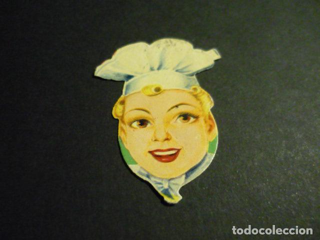 Collectionnisme Cartes &agrave; collectionner massicot&eacute;es anciennes: CROMO TROQUELADO O DE PICAR COCINERO