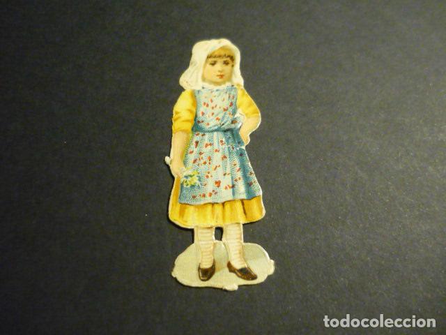 Collectionnisme Cartes &agrave; collectionner massicot&eacute;es anciennes: CROMO TROQUELADO O DE PICAR NI&Ntilde;A