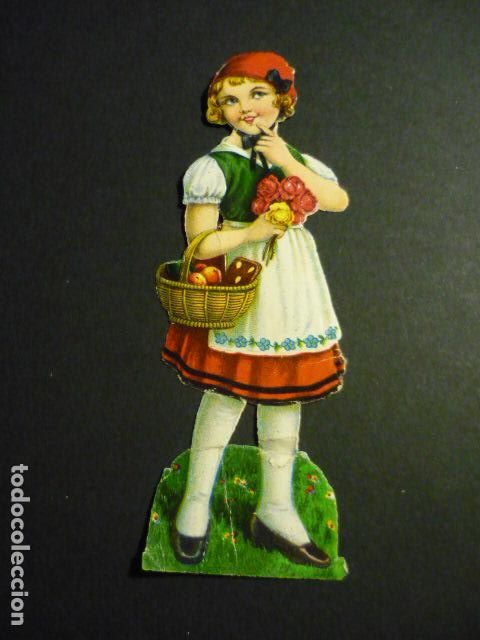 Collectionnisme Cartes &agrave; collectionner massicot&eacute;es anciennes: CROMO TROQUELADO O DE PICAR NI&Ntilde;A