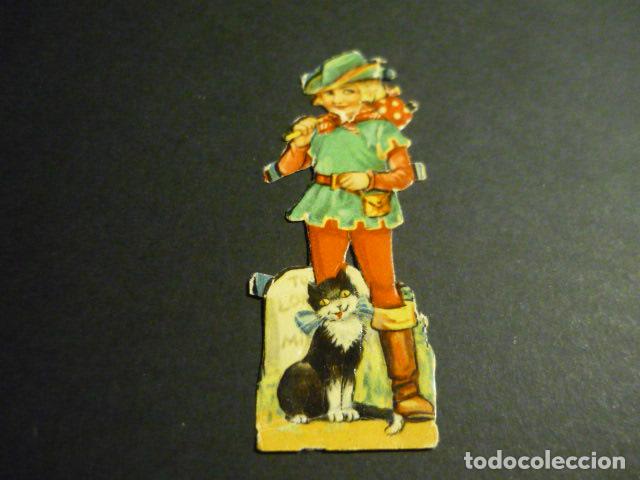 Sammeln alte gestanzte Sammelbilder: CROMO TROQUELADO O DE PICAR NI&Ntilde;O CON GATO