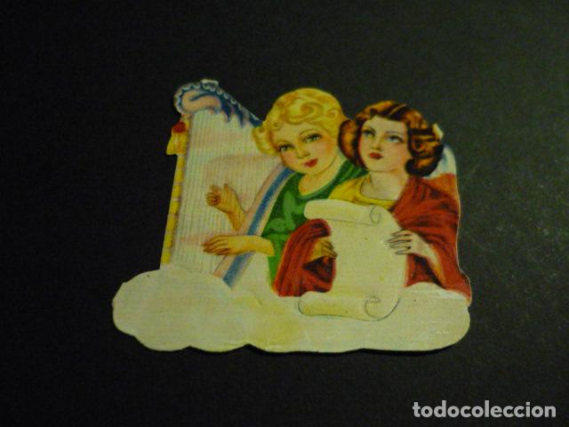 Collectionnisme Cartes &agrave; collectionner massicot&eacute;es anciennes: CROMO TROQUELADO O DE PICAR NI&Ntilde;OS CON HARPA
