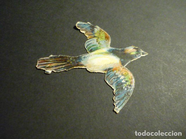 Collectionnisme Cartes &agrave; collectionner massicot&eacute;es anciennes: CROMO TROQUELADO O DE PICAR PAJARO