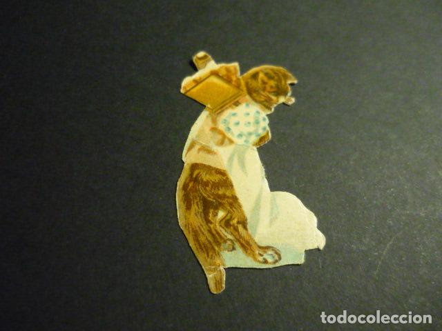 Collectionnisme Cartes &agrave; collectionner massicot&eacute;es anciennes: CROMO TROQUELADO O DE PICAR GATO