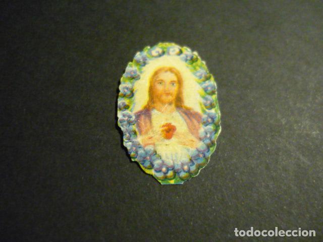 Collezionismo Figurine ritagliate antiche: CROMO TROQUELADO O DE PICAR SAGRADO CORAZON DE JESUS