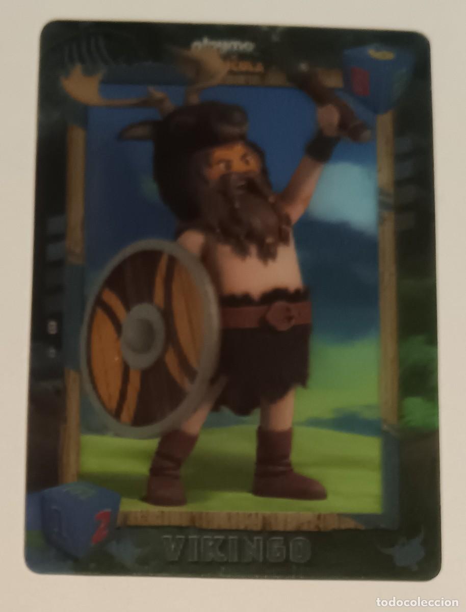 Collectable Antique Stamped Cards: Playmobil-Pelicula-3D-Vikingo-B 6.