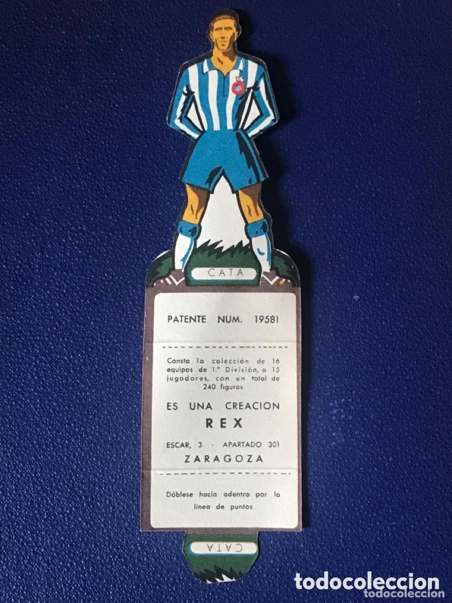 Collectionnisme Cartes &agrave; collectionner massicot&eacute;es anciennes: Cromo f&uacute;tbol troquelado Tino. Deportivo La Coru&ntilde;a 1951. Publicidad Gerardo Comendador