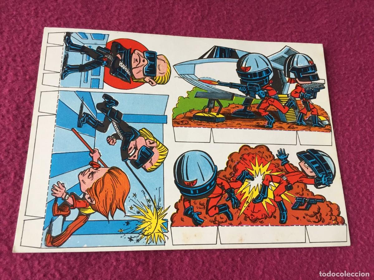 Coleccionismo cromos troquelados antiguos: RARA LAMINA DE CROMOS TROQUELADOS RECORTABLES DE LA SERIE V DE TELEVISION