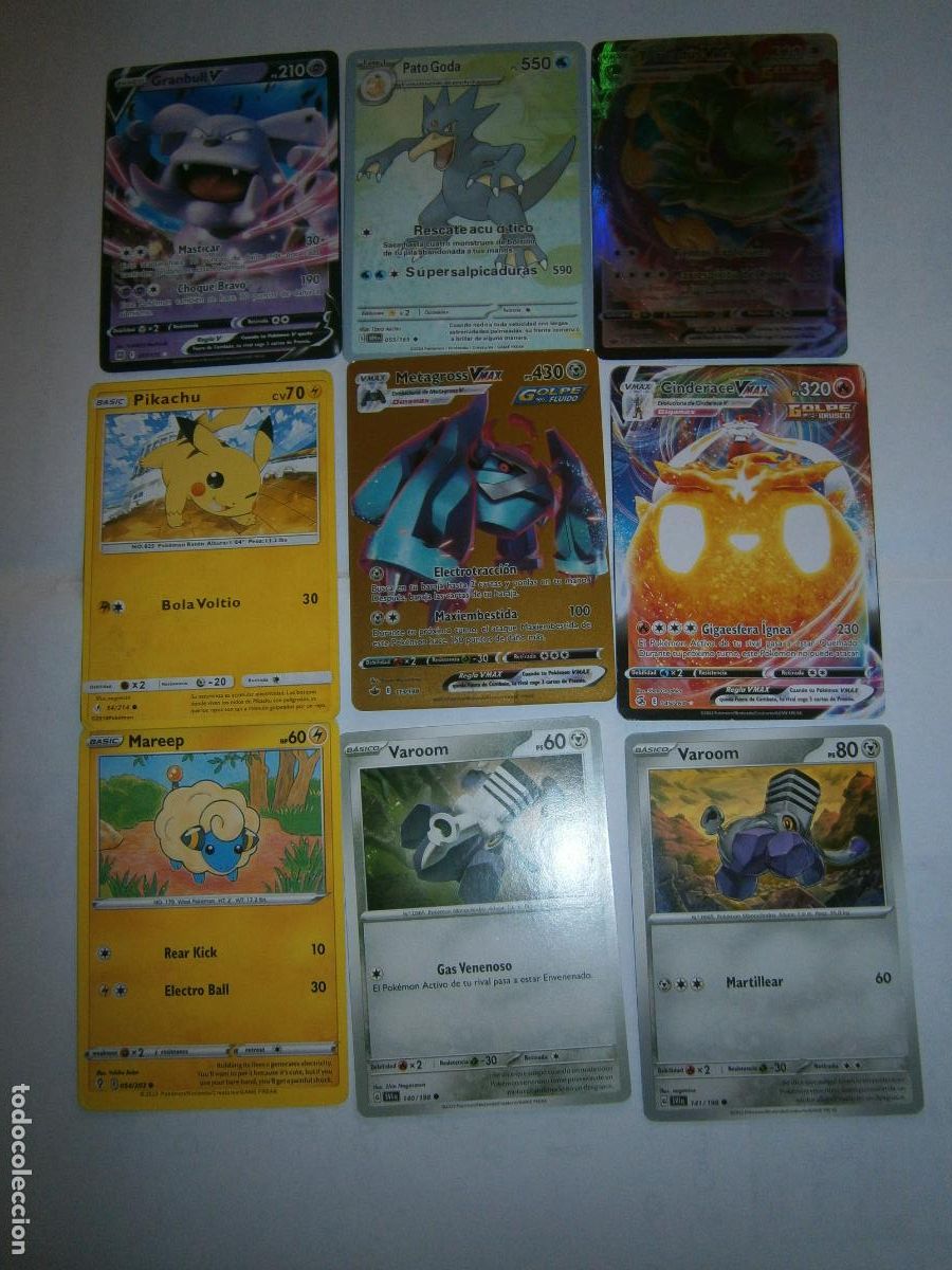 Coleccionismo cromos troquelados antiguos: LOTE DE ANTIGUAS CARTAS CROMOS POKEMON - CG12