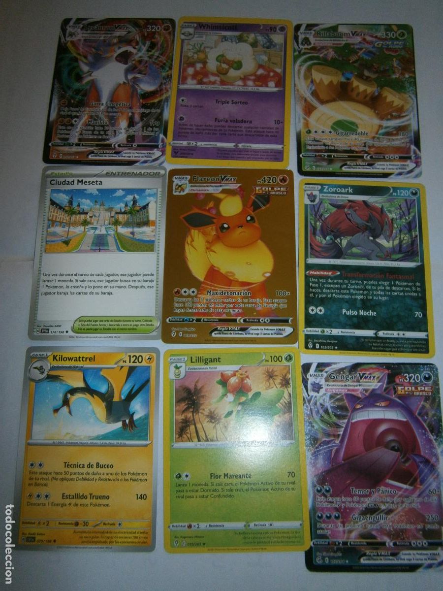 Coleccionismo cromos troquelados antiguos: LOTE DE ANTIGUAS CARTAS CROMOS POKEMON - CG12