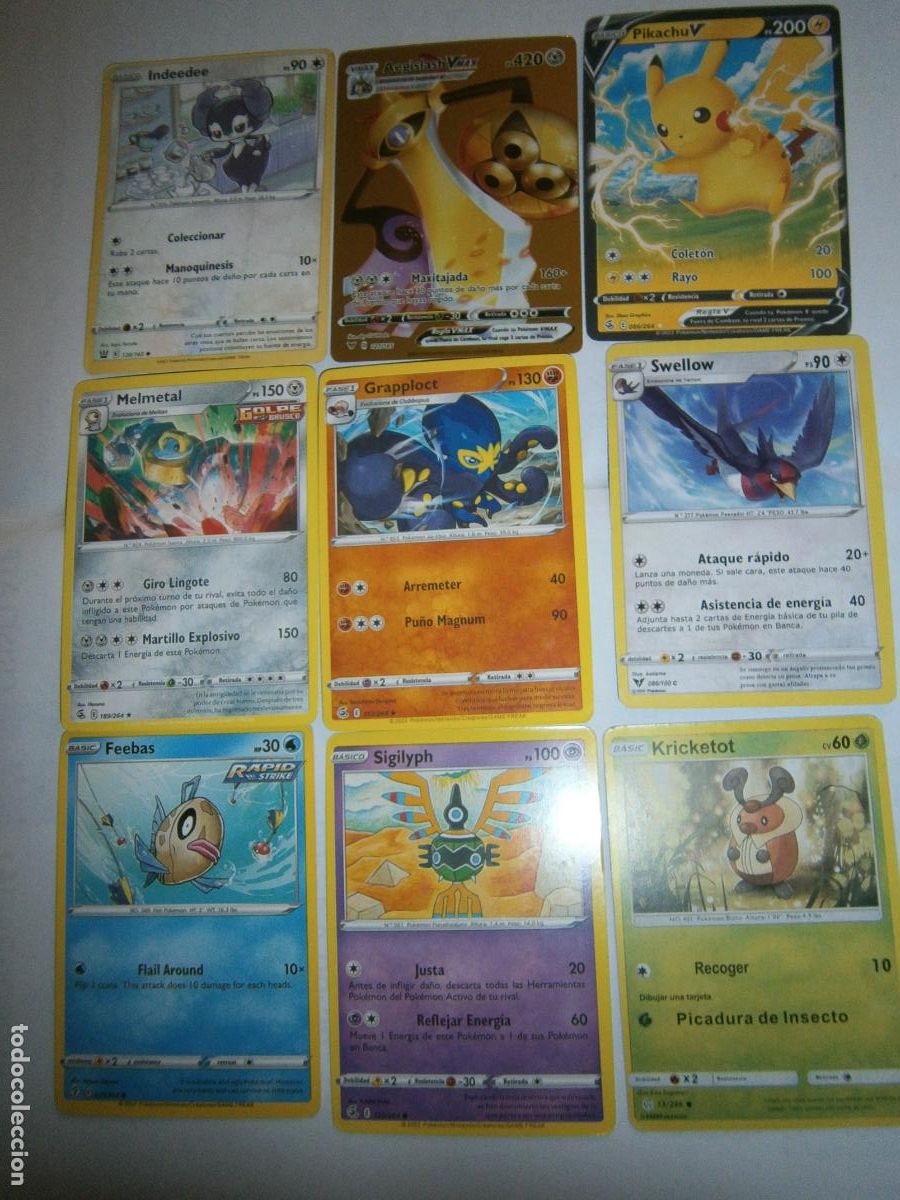 Coleccionismo cromos troquelados antiguos: LOTE DE ANTIGUAS CARTAS CROMOS POKEMON - CG12