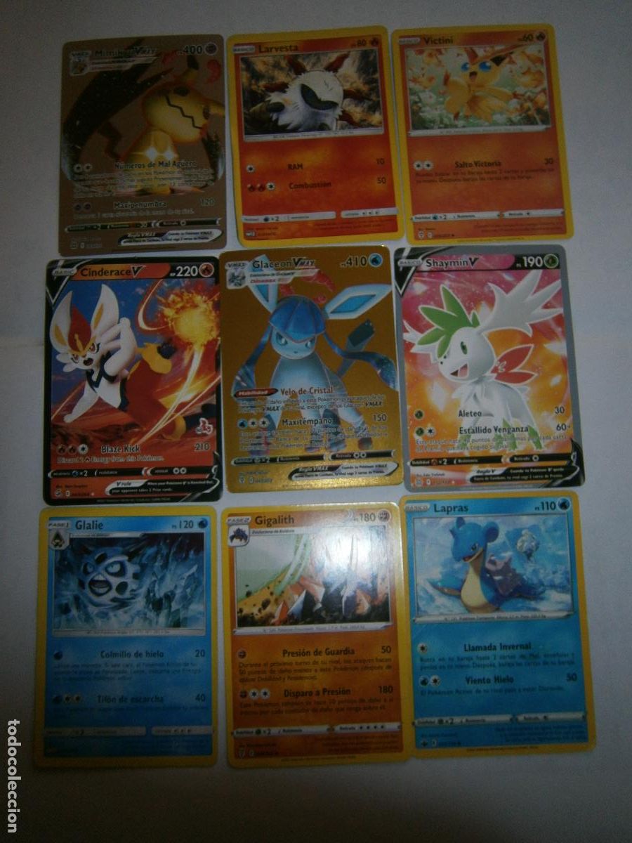 Coleccionismo cromos troquelados antiguos: LOTE DE ANTIGUAS CARTAS CROMOS POKEMON - CG12