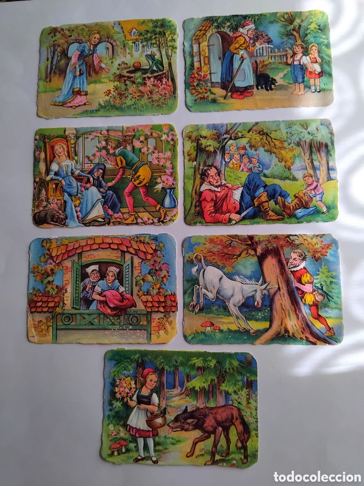 Coleccionismo cromos troquelados antiguos: Cromos troquelados cuentos