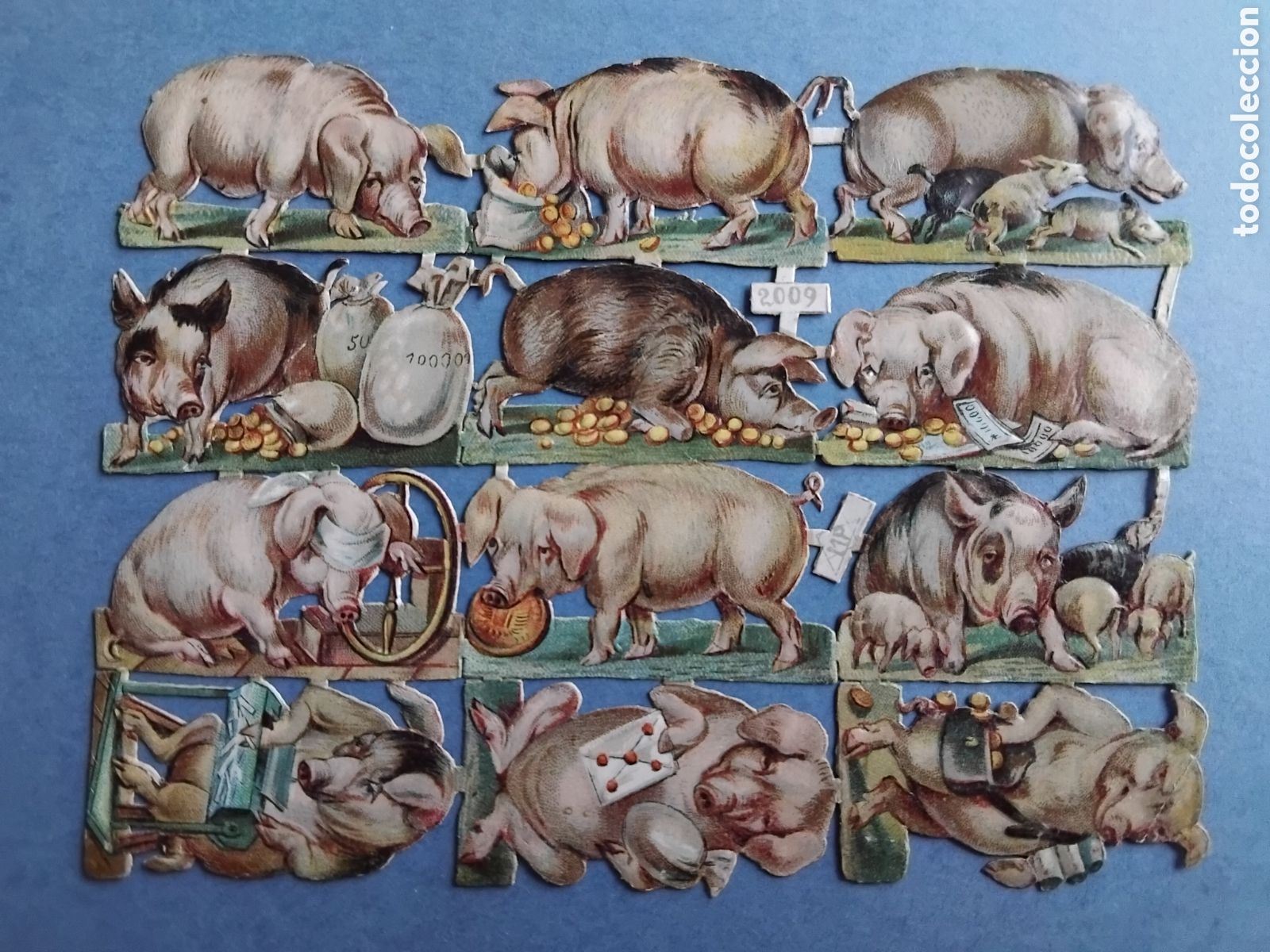 Coleccionismo cromos troquelados antiguos: Antigua l&aacute;mina cromos MP 2009