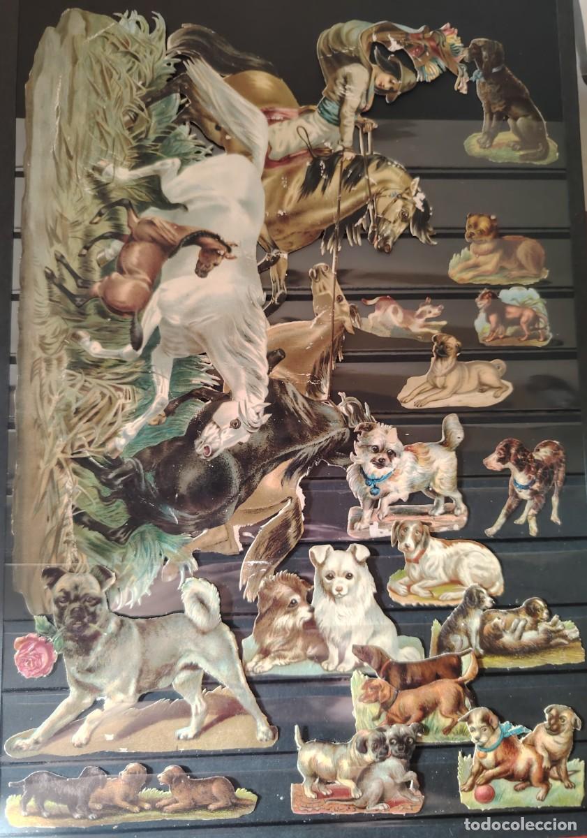Collectable Antique Stamped Cards: RARO ANTIGUO LOTE DE CROMOS ISABELINOS LOTE 3