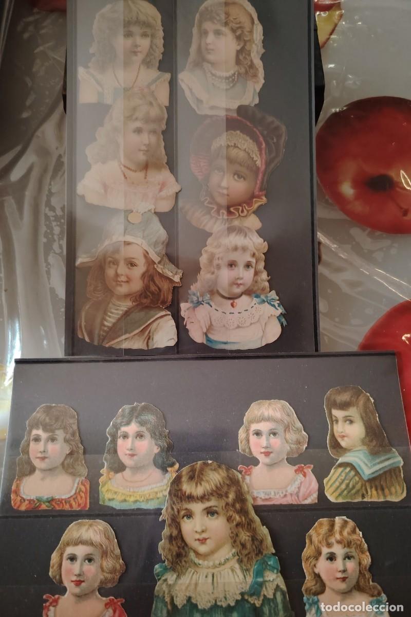 Coleccionismo cromos troquelados antiguos: RARO ANTIGUO LOTE DE CROMOS ISABELINOS LOTE 10