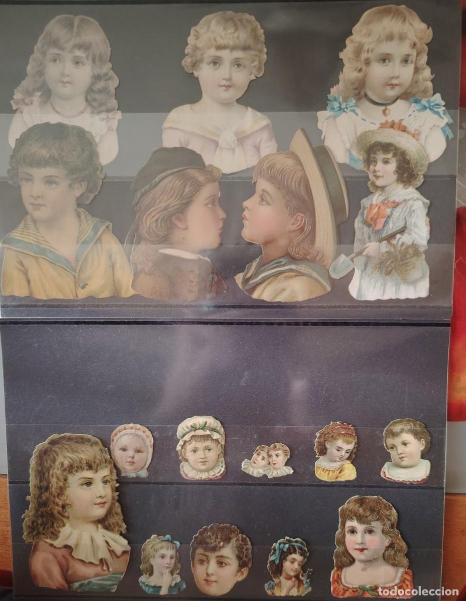 Coleccionismo cromos troquelados antiguos: RARO ANTIGUO LOTE DE CROMOS ISABELINOS LOTE 12