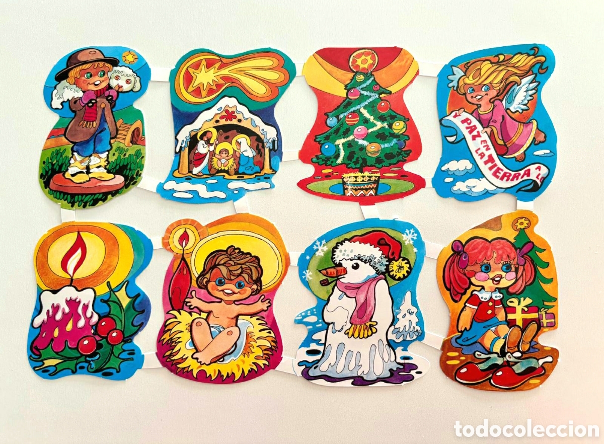 Coleccionismo cromos troquelados antiguos: L&aacute;mina CROMOS TROQUELADOS espa&ntilde;oles MAVES GRANDES relieve Navidad 70/80 NUEVA colecci&oacute;n picar
