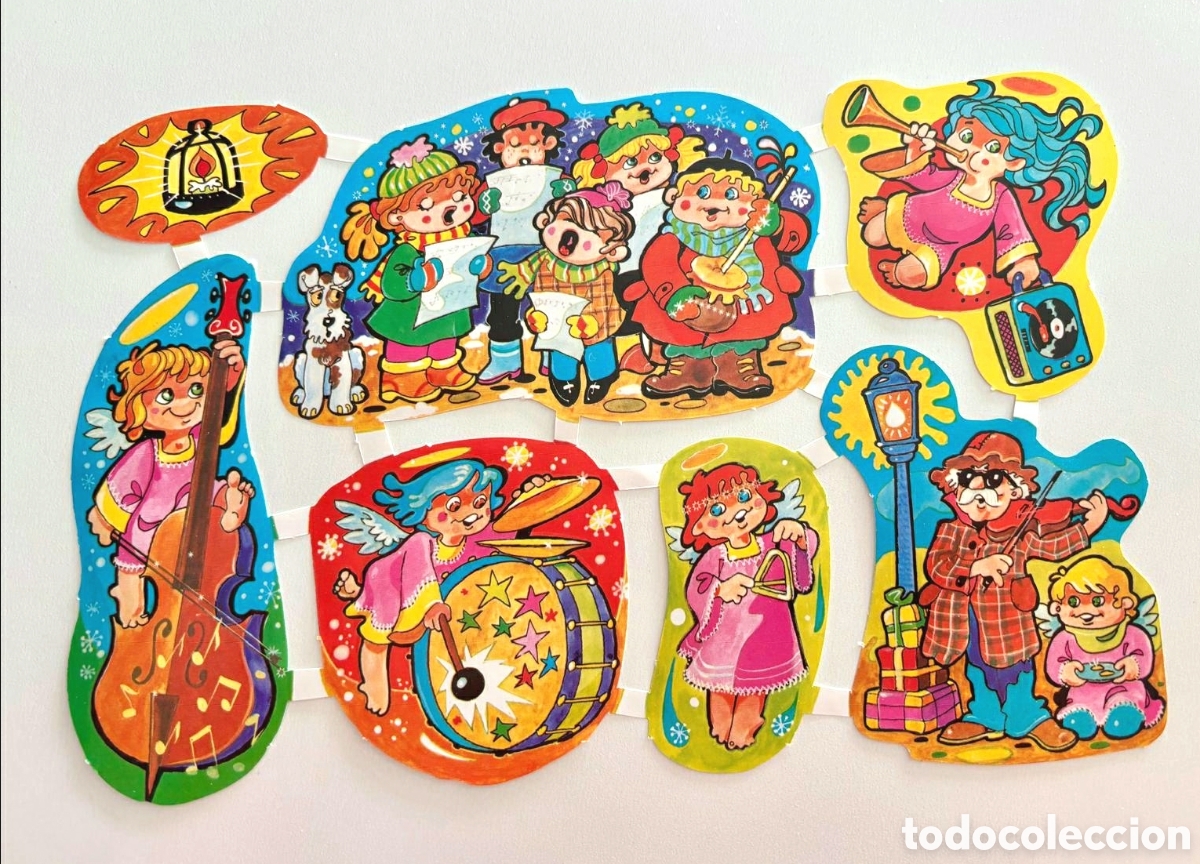 Coleccionismo cromos troquelados antiguos: L&aacute;mina CROMOS TROQUELADOS espa&ntilde;oles MAVES GRANDES relieve Navidad 70/80 NUEVA colecci&oacute;n picar