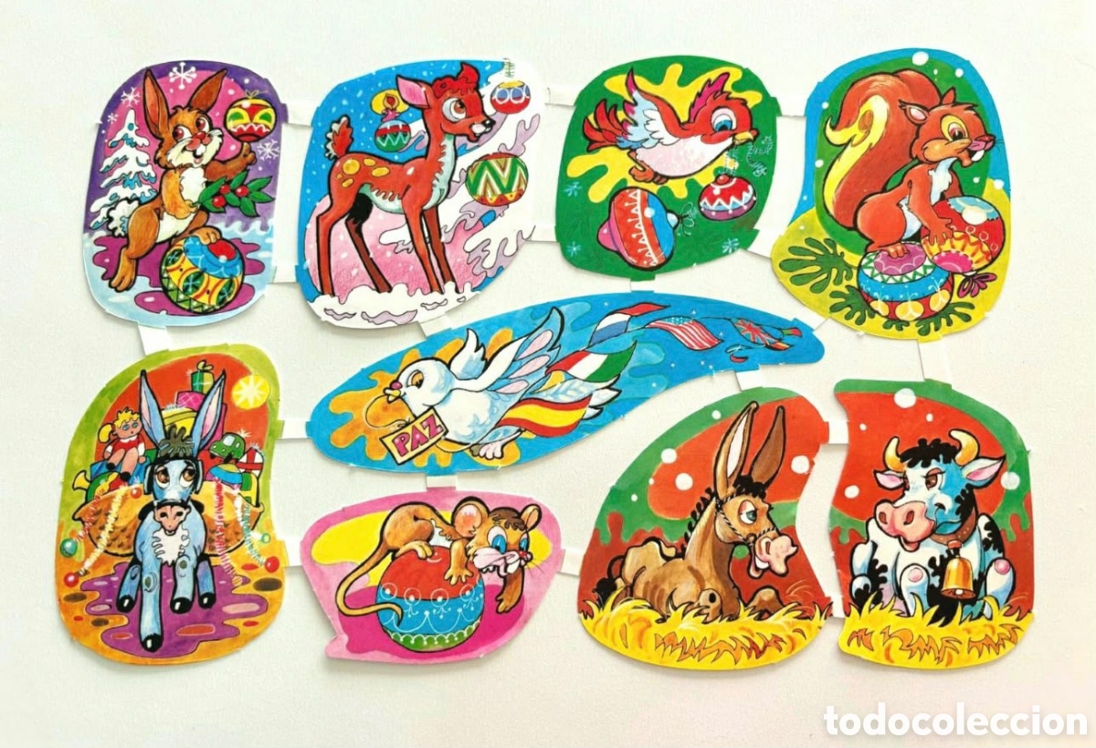 Coleccionismo cromos troquelados antiguos: L&aacute;mina CROMOS TROQUELADOS espa&ntilde;oles MAVES GRANDES relieve Navidad 70/80 NUEVA colecci&oacute;n picar