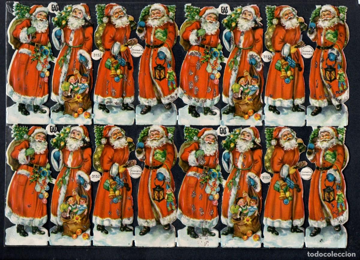 Coleccionismo cromos troquelados antiguos: CROMOS TROQUELADOS - ANTIGUA LAMINA EAS 3152 - GERMANY, 17 X 24 CM. CON PURPURINA.