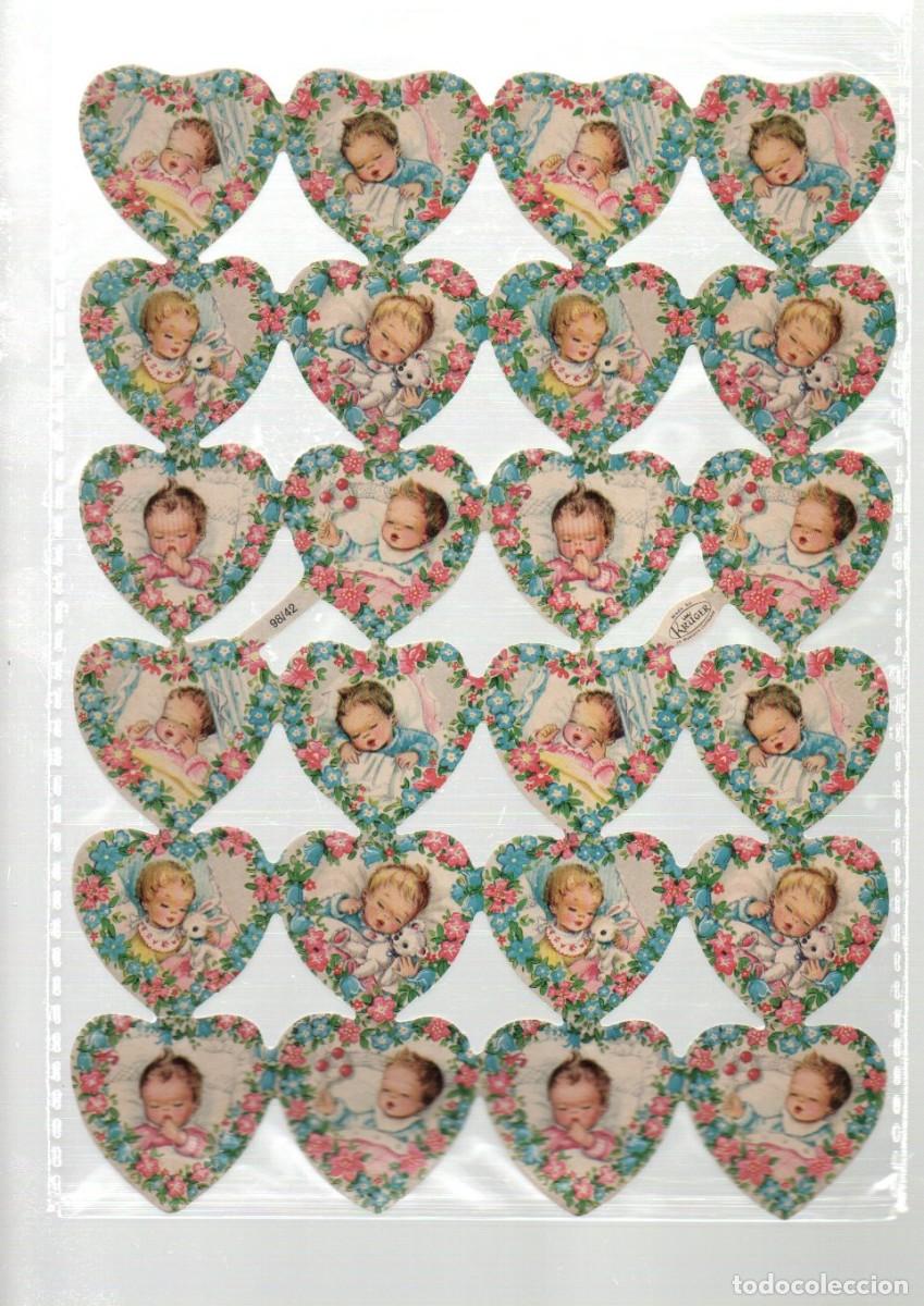 Coleccionismo cromos troquelados antiguos: CROMOS TROQUELADOS - ANTIGUA LAMINA KRUGER 98/42. CON BRILLO Y RELIEVE. 14 X 20CM.