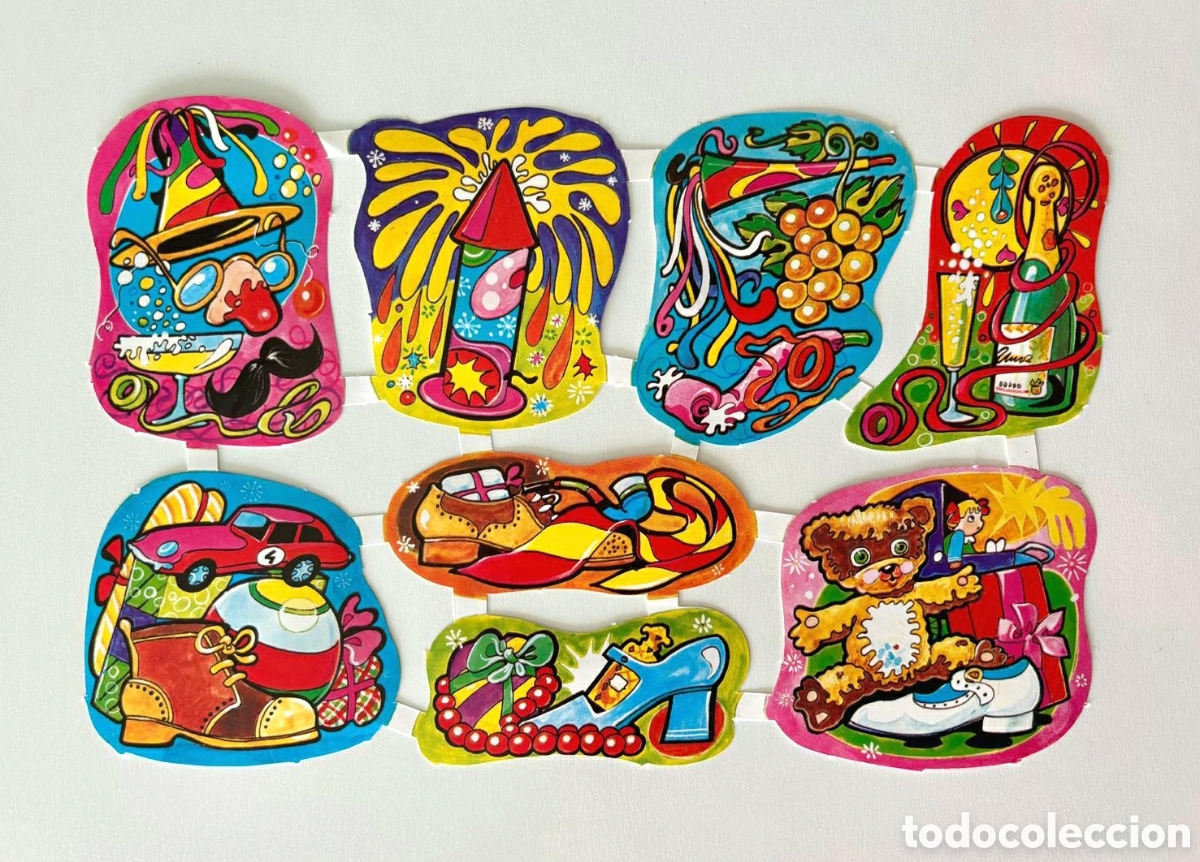 Coleccionismo cromos troquelados antiguos: L&aacute;mina CROMOS TROQUELADOS espa&ntilde;oles MAVES GRANDES relieve Navidad 70/80 NUEVA colecci&oacute;n picar