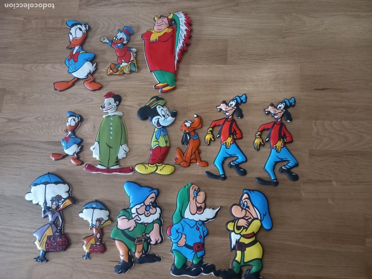 Coleccionismo cromos troquelados antiguos: Lote cromoplast variado Walt disney