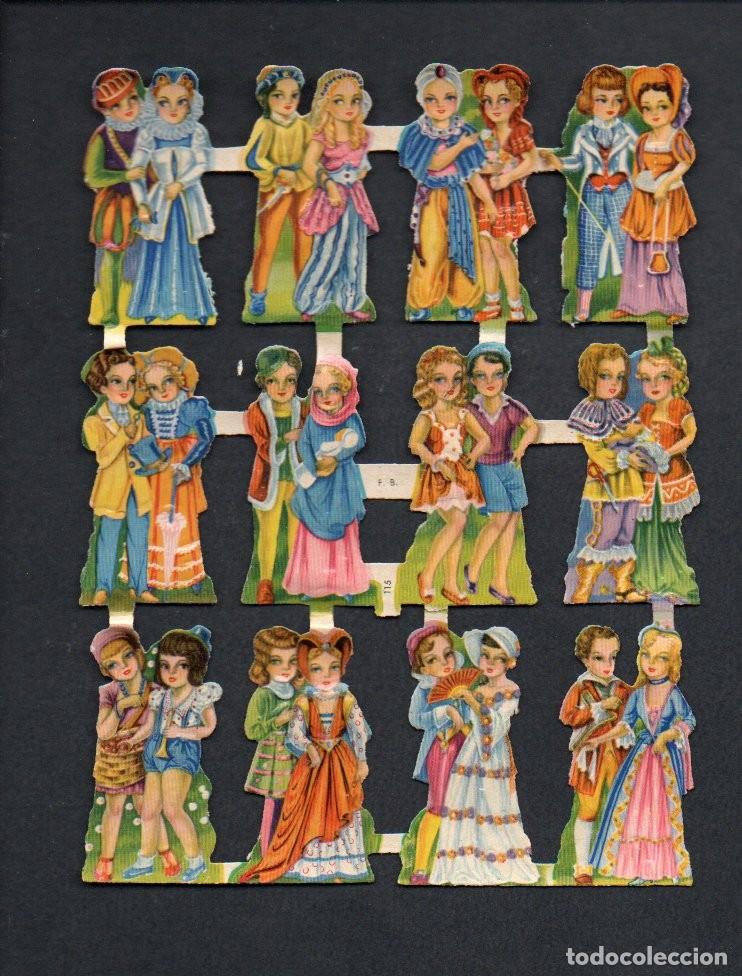 Coleccionismo cromos troquelados antiguos: CROMOS TROQUELADOS - FB 115, CON BRILLO Y RELIEVE. ORIGINAL A&Ntilde;OS 50/60 - ESCASA.