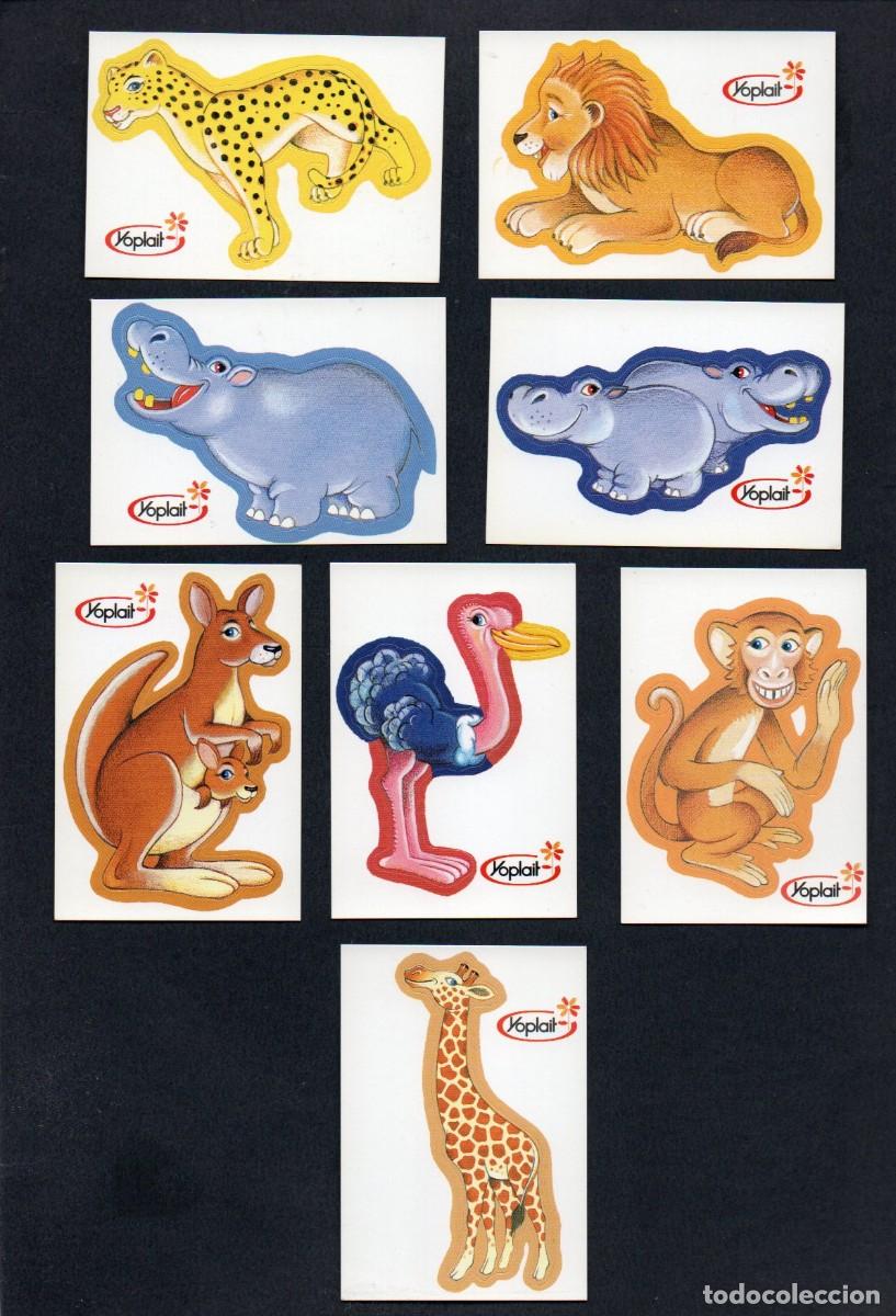 Coleccionismo cromos troquelados antiguos: LOTE, 8 ANTIGUOS CROMOS TROQUELADOS, YOPLAIT - SAFARI FOTOGRAFICO.