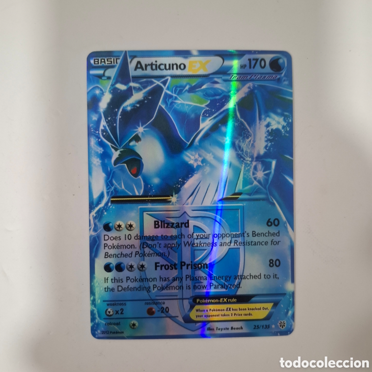 Coleccionismo cromos troquelados antiguos: CARTA POKEMON CARD ARTICUNO