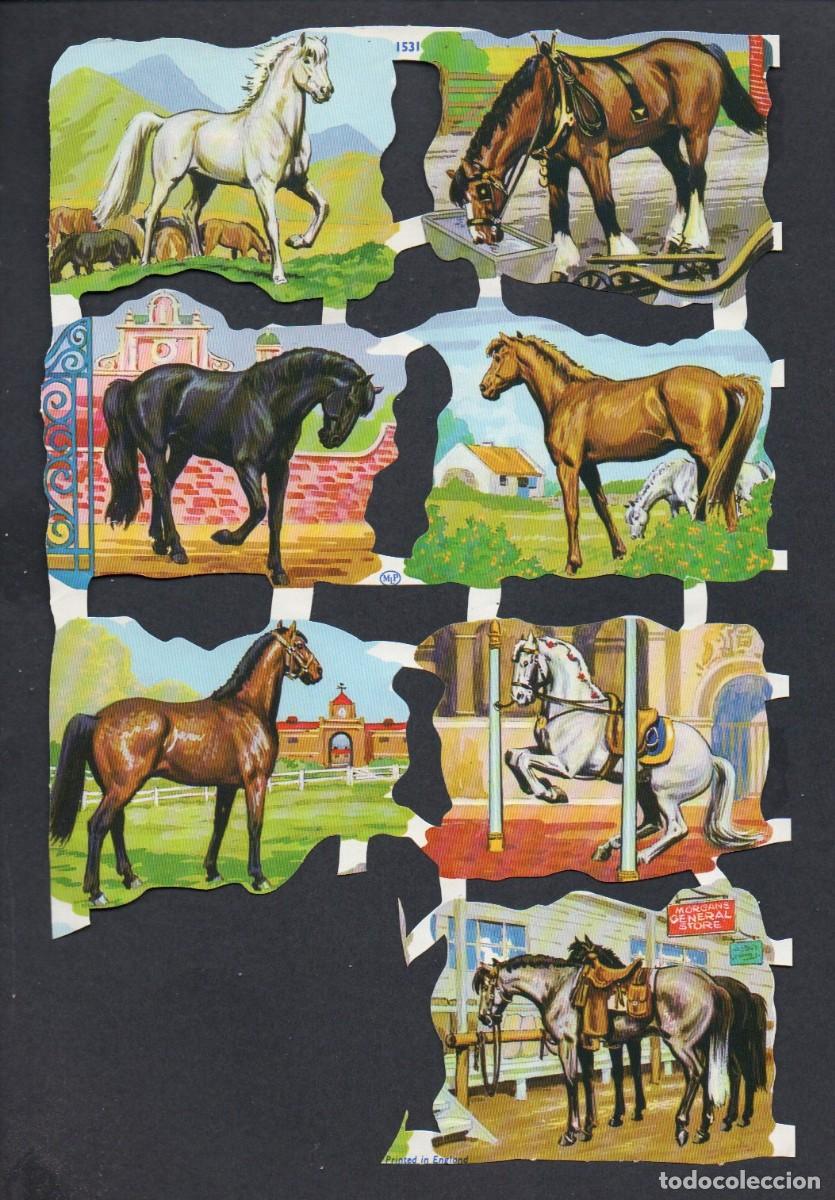Coleccionismo cromos troquelados antiguos: CROMOS TROQUELADOS - LAMINA MLP N&ordm; 1531. CON BRILLO. INCOMPLETA. 15,5 X 24 CM. NO C.E.
