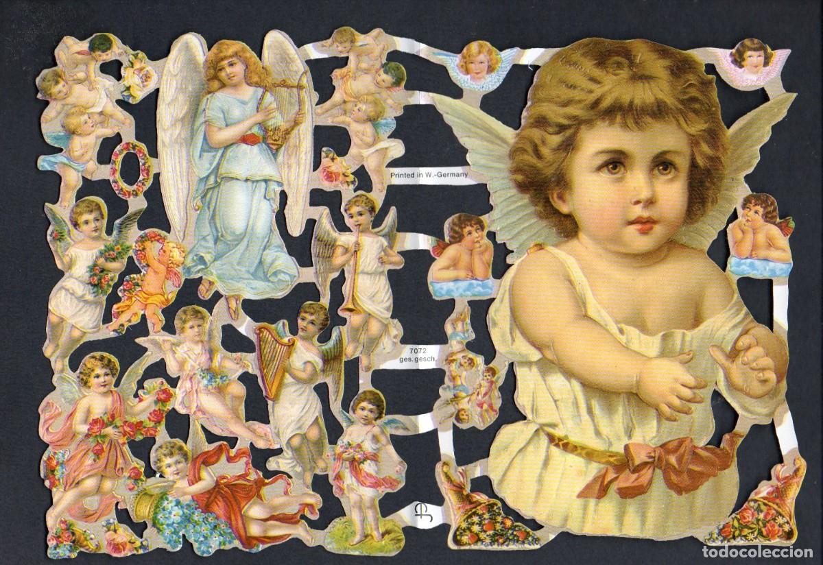 Coleccionismo cromos troquelados antiguos: CROMOS TROQUELADOS - LAMINA EF 7072 - CON BRILLO Y RELIEVE. GERMANY. NO C.E.