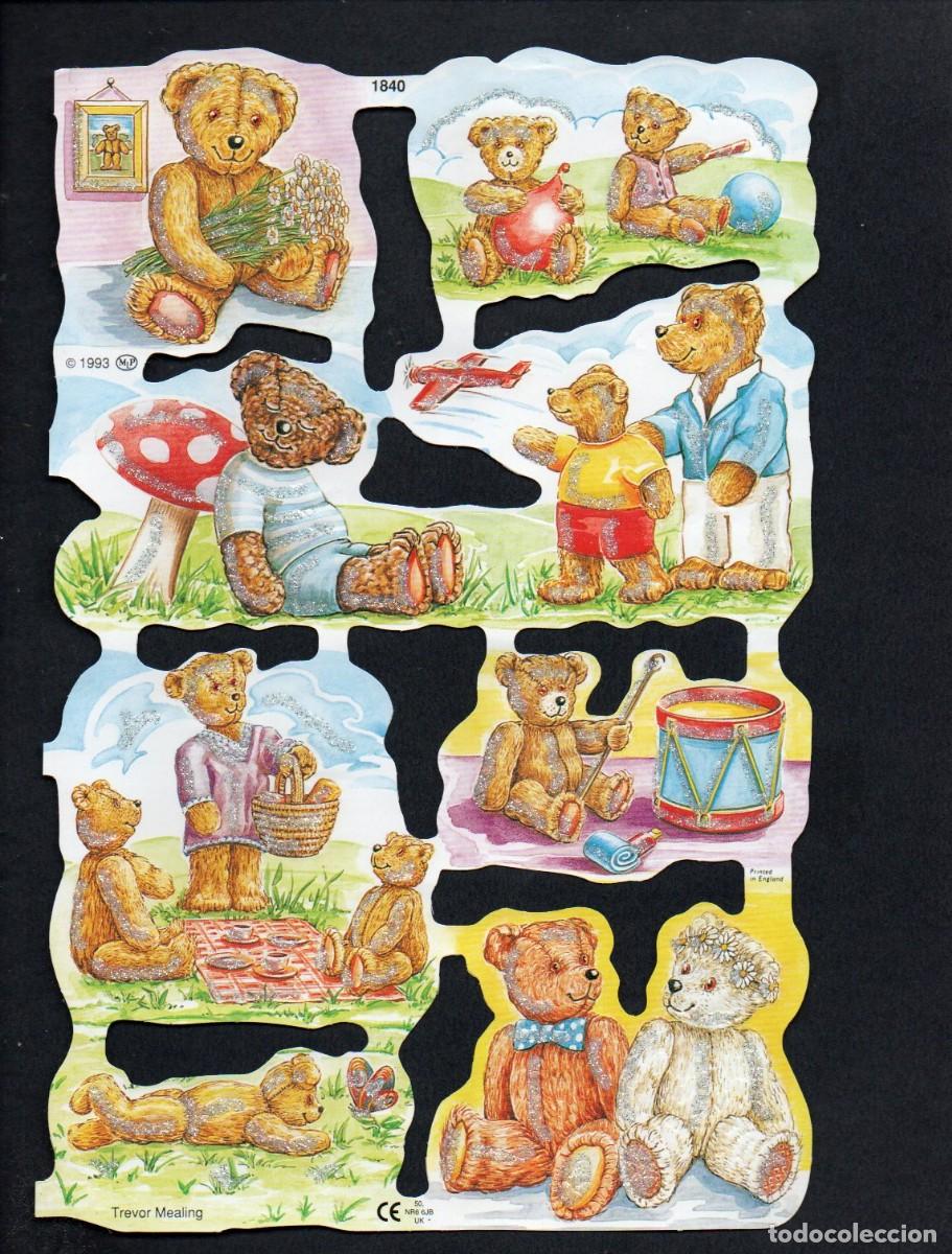 Coleccionismo cromos troquelados antiguos: CROMOS TROQUELADOS - LAMINA MLP 1840. CON PURPURINA 1993