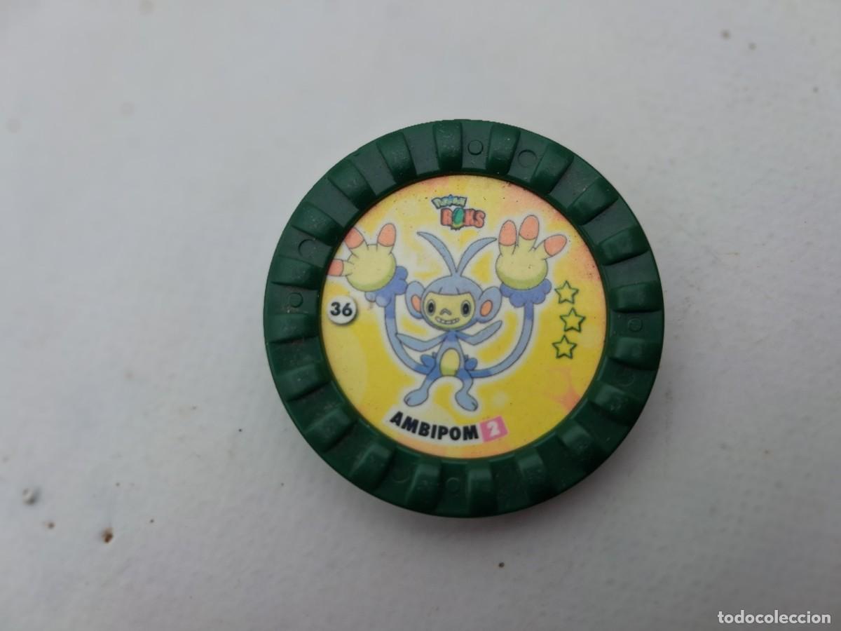 Coleccionismo cromos troquelados antiguos: Tazo Chipicao Pokemon Roks - 36 - Ambipom