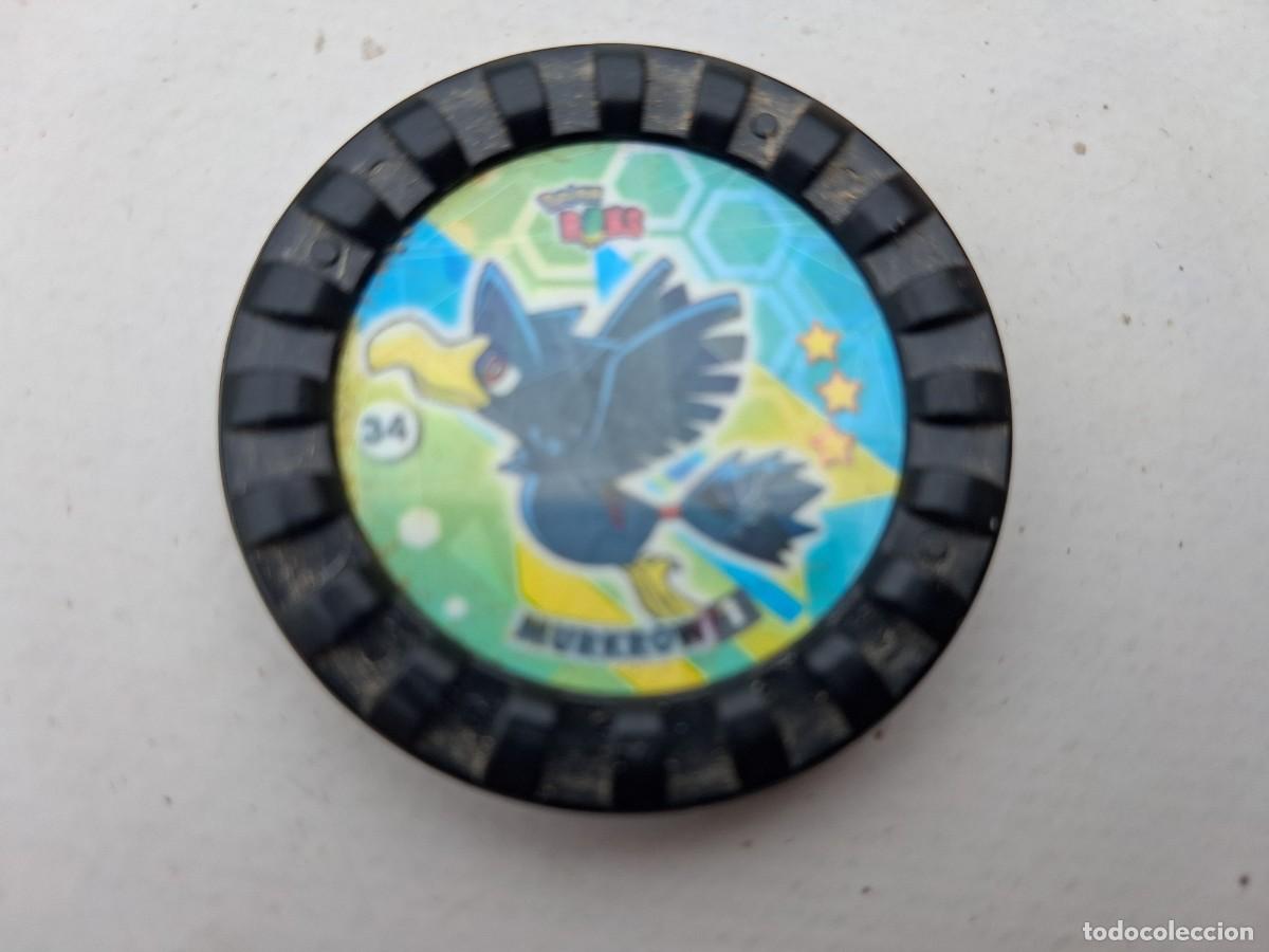 Coleccionismo cromos troquelados antiguos: Tazo Chipicao Pokemon Roks - 34 - Murkrow