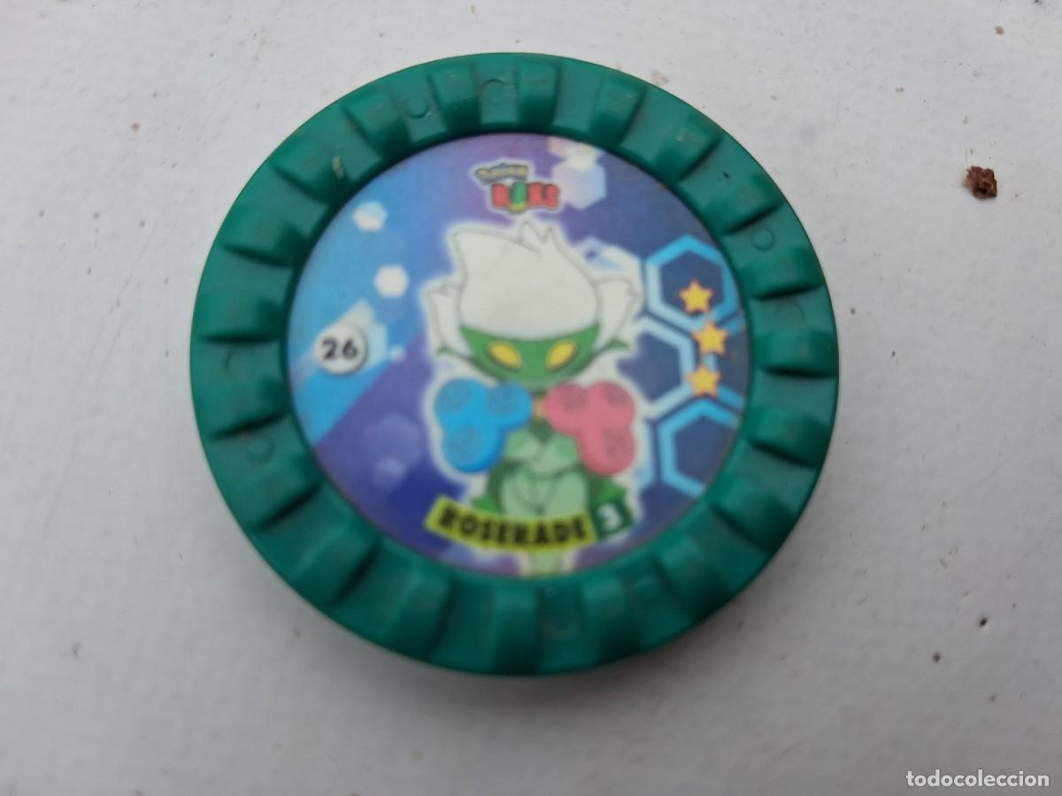 Coleccionismo cromos troquelados antiguos: Tazo Chipicao Pokemon Roks - 26 - Roserade
