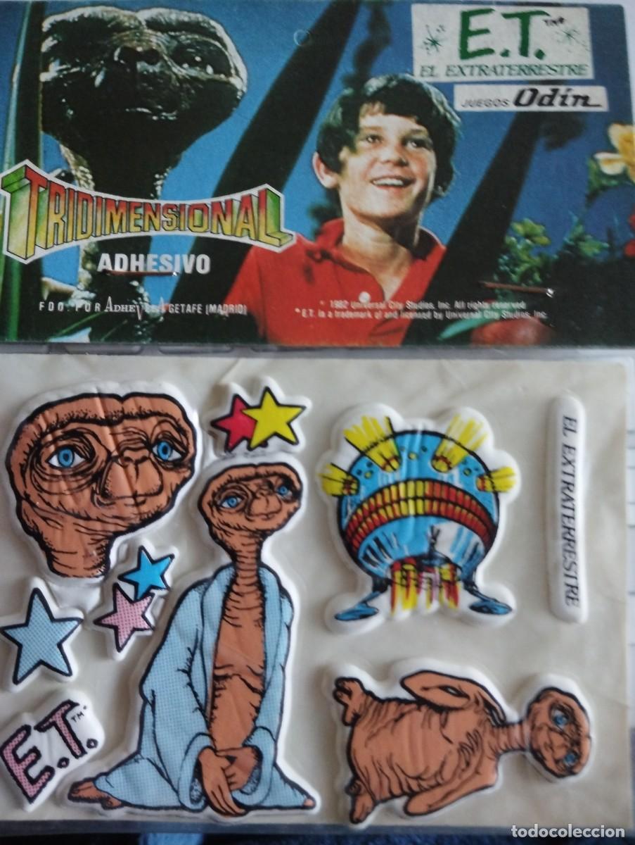 Coleccionismo cromos troquelados antiguos: E.T. EL EXTRATERRESTRE CROMOS TROQUELADOS TRIDIMENSIONALES ADHESIVOS PELICULA OD&Iacute;N JUEGOS 1982