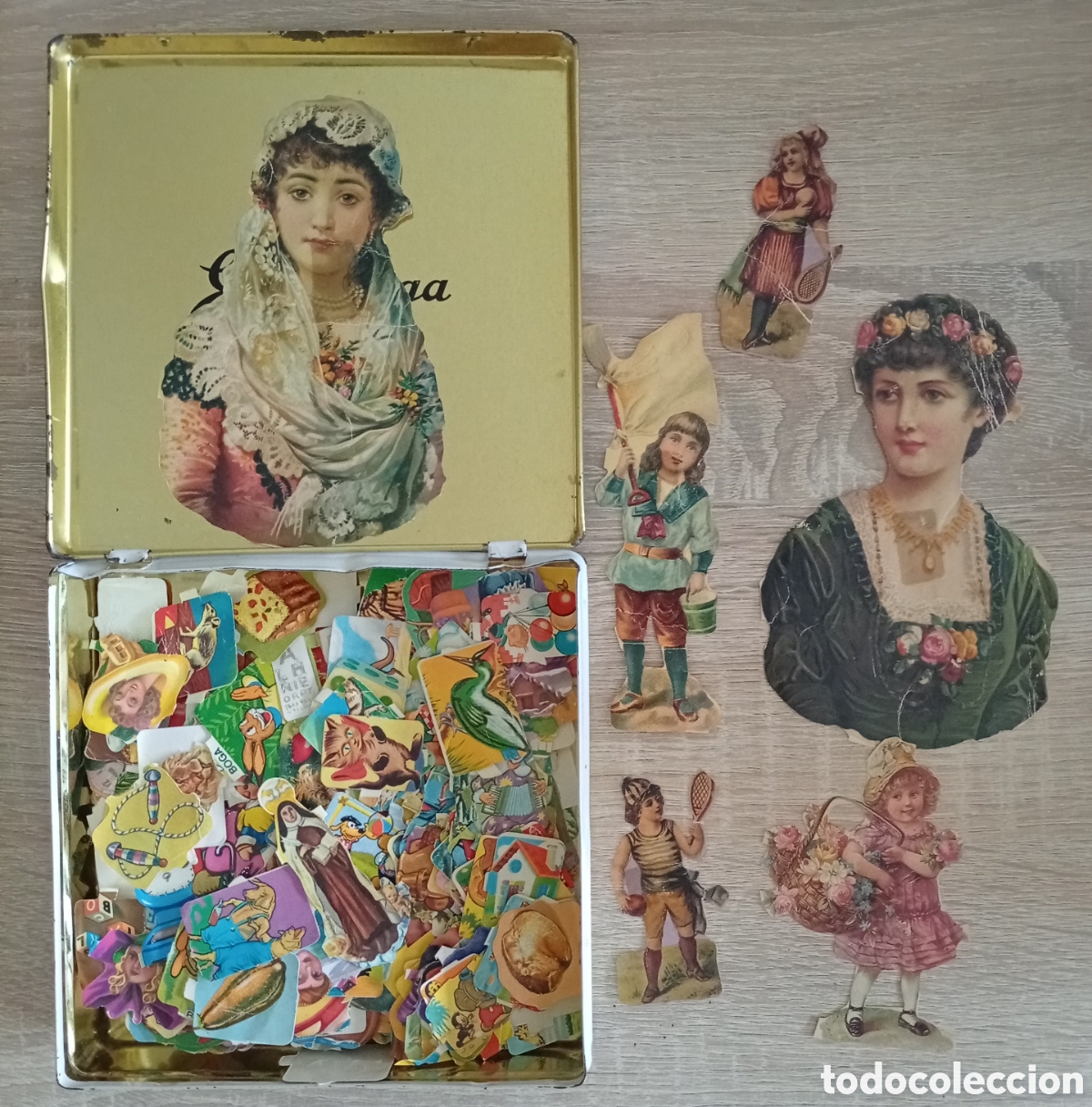Coleccionismo cromos troquelados antiguos: Cromos de picar o troquelados - Foto 4